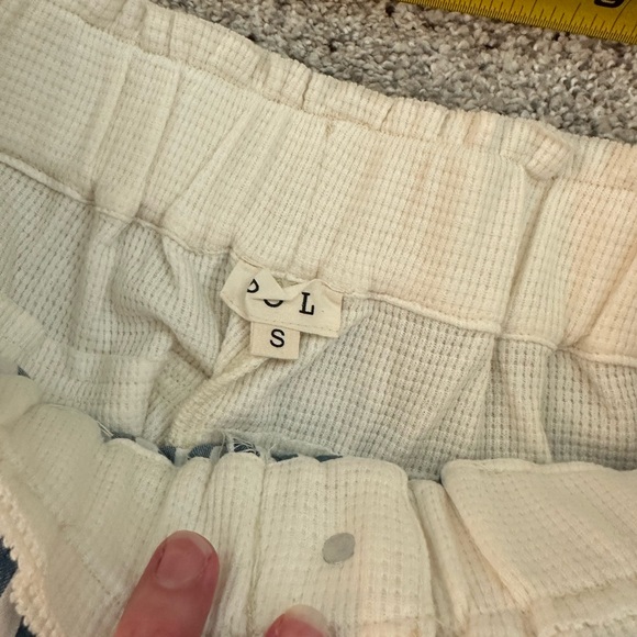 New POL Blue and White Striped Wide Leg Pants - Picture 9 of 13